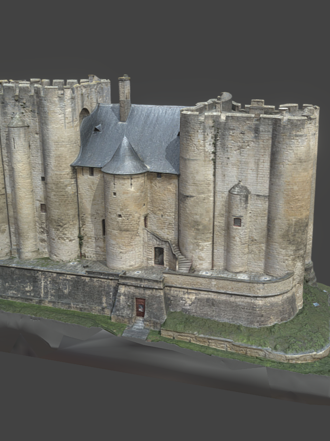 Scan Donjon Niort - Modélisation 3D interactive du Donjon de Niort - Exploration interactive en temps réel. - Aérofly Studio